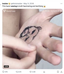 When Hand-Sewing Becomes Literal: Art That Will Make You Rethink Tattoos Screenshot 2024 09 30 at 3.42.29 PM